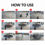 Trampoline for home children indoor commercial trampoline outdoor adult trampoline outdoor large bungee bed with guard net 5FT diameter 150cm round