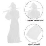 2pcs Miniature Ancient Chinese Figures Statues Crafts Micro Landscapes Figurine Office Decor Miniature Ancient Chinese Figure Statues