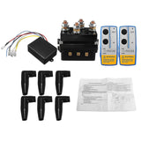12v 500a Winch Solenoid Relay Kit For Truck Jeep Atv 5500-12000lbs