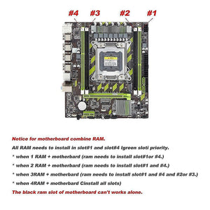 X79 Mboard+e5 2630 V2 Cpu+2x8gb Ddr3 1600mhz Reg Ecc Ram Memory Set A 2011 M.2 Nvme Mbo