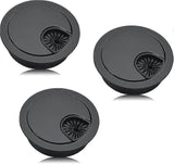 2025 Latest Model 50mm Computer Grommet, 3pcs  Metal Cable Grommet, Desk Table