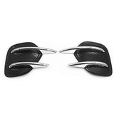 1Pair Front Bumper Splitter Trim Cover for X247 Glb200 Glb220 24-25 Fog Lamp Air Knife Lip Spoiler Cover A