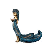 (Style D) Wine Bottle Holder Lady Statue for Kitchen Wine Lovers Gifts Tabletop Style A