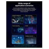 For 5 Max 16GB RAM LPDDR5 Development Board RK3588 2.5G LAN Wi-Fi 6E + BT 5.3 BLE 8K Decoding Singl