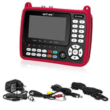 -5155 DVB-S2+DVB-C+DVB-T2 Combo MPEG4 265 Satellite Signal Finder 4.3 Inch Screen EU PLUG