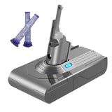 21.6V V8 Battery Adapter+2XPre-Filter Replace for V8 Batteries V8 Absolute V8 Animal Vacuum Cleaner Rechargeable
