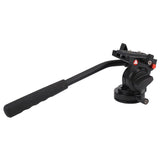 -6750 Flexible Aluminum Camera Tripod Head Fluid Video Tripod Head for , and Other DSLR Cameras with 1/4 inch Thread, Tripods and Monopods with 3/8 i