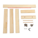 Tufting Frame DIY Craft Making Stainless Steel Oak Wood Texture Easy Installation Rug Making Frame for Tapestry Sewing