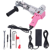 Tufting Gun Pink Cut Pile Electric Carpet Weaving Gun Rug Electric Needle Electric Gun Tufting Gun Kit 100?240V AU Plug
