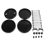 Salon Trolley 4 Layer Stainless Steel Framed Universal Roller Salon Cart for Beauty Salons Hair Salons