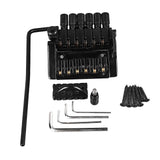 Headless Guitar Bridge Set Tailpiece Roller Nut Tremolo Rocker Electric Replacement Parts