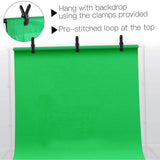 10x12ft Green Photography Backdrop - Ideal for Studio & Portrait Photo Sessions