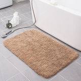 (champagne) Super Soft Plush Bathroom Rug, Absorbent Thick Anti-slip Ultra-fine Fiber Bath Rug, Suitable For Bathroom Floor, 40cmx60cm Green