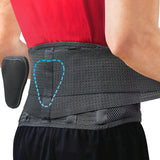 (S) Back Support Belt - Get Instant Relief From Back Pain, Herniated Disc, Sciatica, Scoliosis And More! Air Mesh Design With Lumbar Pad - Adjustable Supp