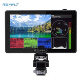 FEELWORLD LUT5 5.5 Inch DSLR Camera Field Monitor Video Monitor 3000nits Ultra Bright Auto Dimming Touchscreen HDR Monitoring 3D LUT with 4K HDMI Inpu