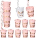 14pack Of 14 Shot Glass Cape Bachelorette Party Necklaces For Women With Chain