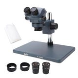 Binocular Stereo Microscope 7X to 50X Magnification Professional Soldering Microscope with WF10x22 Wide Angle Eyepiece