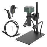 Digital Electronic Eyepiece 4K 8MP 1X150X Magnification USB3.0 Telescope Camera with Bracket AC100 to 240V EU Plug