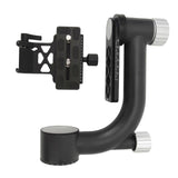 360?? Panoramic Tripod Head Universal Carbon Fiber with Clear Scale Aluminum Alloy Quick Release Plate for DSLR Cameras