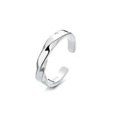 Ring Ring Persnlichkeit Trendy Ring Mode Offener Ring Welle Verdrehter Ring
