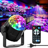 Led Party Light Disco Ball Light Effects Music Controlled With Remote Control For Christmas Parties Wedding Birthday Party Dj Lighting Festival Karaok