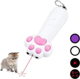 (white) Led Pointer Pet Interactive Toy Claw Pet Training Device White