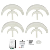 Wind Turbine Lantern Type DoubleLayer Power Generator Wind Hybrid System Parts 400W(12V )