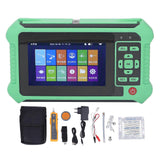 Multifunctional Optical Time Domain Reflectometer Auto Analysis 4.3in Touchscreen OTDR Fiber Optical Tester 100240V EU Plug