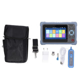 Optical Time Domain Reflectometer 100km 12 in 1 Optic Cable Tester with 4.3in Touchable Screen 110240V EU Plug