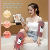 Electric Leg Massager 3 Modes Wireless With Air Compression Rechargeable For Pain Relief Calf Muscle