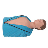 Cardiopulmonary Resuscitation Training Mannequin Rubber Half Body Artificial Respiration Human Model