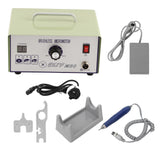 90000RPM Nail Drill Machine Electric Manicure Grinding Polishing File Tools with Foot Pedal 0.09inUK Plug 220V