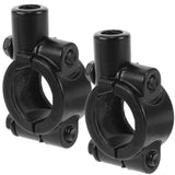 2Pcs Motorcycle Mirror Brackets Motorbike Mirror Clips Metal Mirror Bracket Motorcycle Mirror Mount Bike Mirror Holder Motorbike Mirror Mount Motorcyc