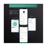 Tuya Wifi Door Finrprint Electronic Rim For Glass Door, 3