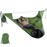 2022 Outdoor Picnic Camping Hammock With Mosquito Net Portable Comfortable Sleeping Swing