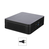 (4G plus 64G European regulations) Mini PC 4G 32G/64G HDMI-compatible+VGA USB2.0 USB3.0 Win11 Desktop Computer Host with Power Converters