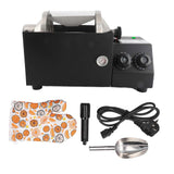 Coffee Bean Roaster Adjustable Temperature Automatic Glass Coffee Bean Baker with Timer for Soybean Sesame EU Plug 220V