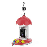 (D) Outdoor Bird Feeders for Garden Bird Drinking Feeders Backyard Decors Bird Observation Feeders with Identify Camera