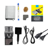 (U.S. regulations) T 12 Soldering Station Electronic Soldering Iron With T 12 Tip For Repair Mobile Phone Board Welding Repair