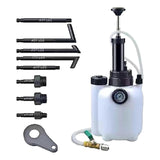 (B) 3L Oil Fluid Extractor Fillings Oil Changing Bottle Transfer  Fuels Extractions Pump Hand Tool Oil Extractor Pump