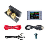 (150A) 8-100V Battery Monitor Coulometer Bluetooth-compatible APP Control Ammeter Voltmeter Charge Discharge Multimeter