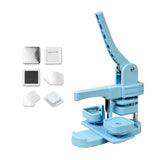 Square Button Maker Machine 55MM Square Badge Maker Machine Button Press Pin Maker Machine with Accessories for Badge