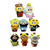 8x Cute Plush Doll Cartoon Decorative Gift with Dress up for Kids Teens Boys