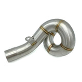 Exhaust System Middle Link Tube Parts for Kawasaki ZX6R 636 2009-2021