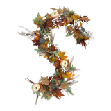 Artificial Fall Garland for Front Door for Banister Wedding Christmas