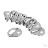 40x 10mm Rock Climbing 25KN Anchor Bolt Hanger Plate Stainless Steel
