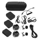 WAirG1??A2) 1 Drag 2 Wireless Microphone with Transmitter Receiver for Phone Camera