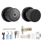 Smart Ball Door Lock Fingerprint Password IC Card Bluetooth APP AntiTheft with Mechanical Key for TUYA