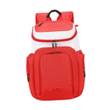 (red) Basketball Backpack Rucksack Hiking Bag Soccer Bag for Soccer Gym Volleyball black