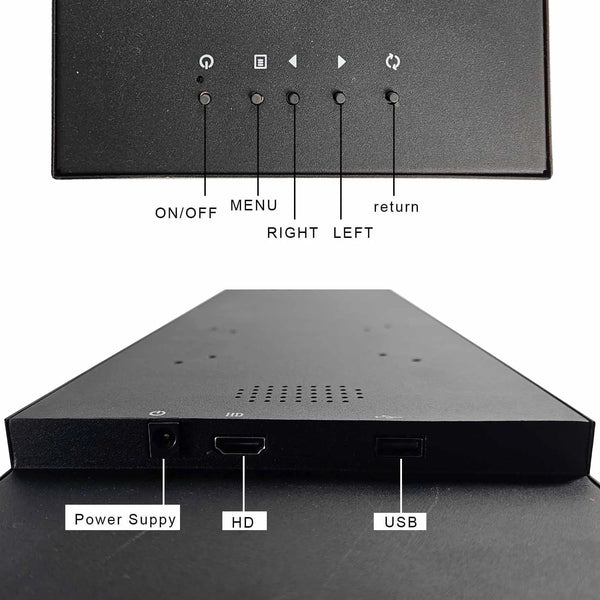 28" 1920x360 Strip Bar Display IPS Gaming Marquee Monitor Supermarket ...
